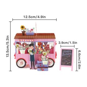 1pc Floats 3D Up Greeting Cards Postcards Invitations Envelope Birthday Party Wedding Invitations Card Wedding Invitations With Rsvp Cards And En