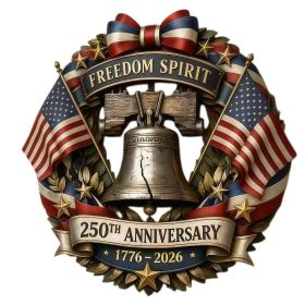1 pc 250th anniversary of American independence, bald eagle commemorative wooden plaque, home porch decoration, wooden hanging board (Color: 26, size: 30*30*0.5cm)
