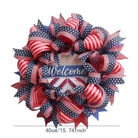 1PC Wooden tags for Independence Day, patriotic American homes, rural areas, wooden walls, door decorations, wooden crafts (Color: 128, size: 30*30*0.5cm)
