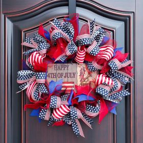 1PC Wooden tags for Independence Day, patriotic American homes, rural areas, wooden walls, door decorations, wooden crafts (Color: 129, size: 20*20*0.5cm)