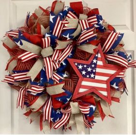 1PC Wooden tags for Independence Day, patriotic American homes, rural areas, wooden walls, door decorations, wooden crafts (Color: 105, size: 20*20*0.5cm)