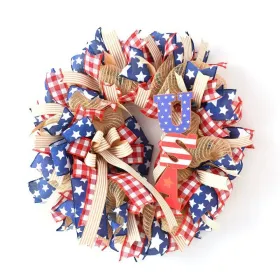 1PC Wooden tags for Independence Day, patriotic American homes, rural areas, wooden walls, door decorations, wooden crafts (Color: 109, size: 30*30*0.5cm)